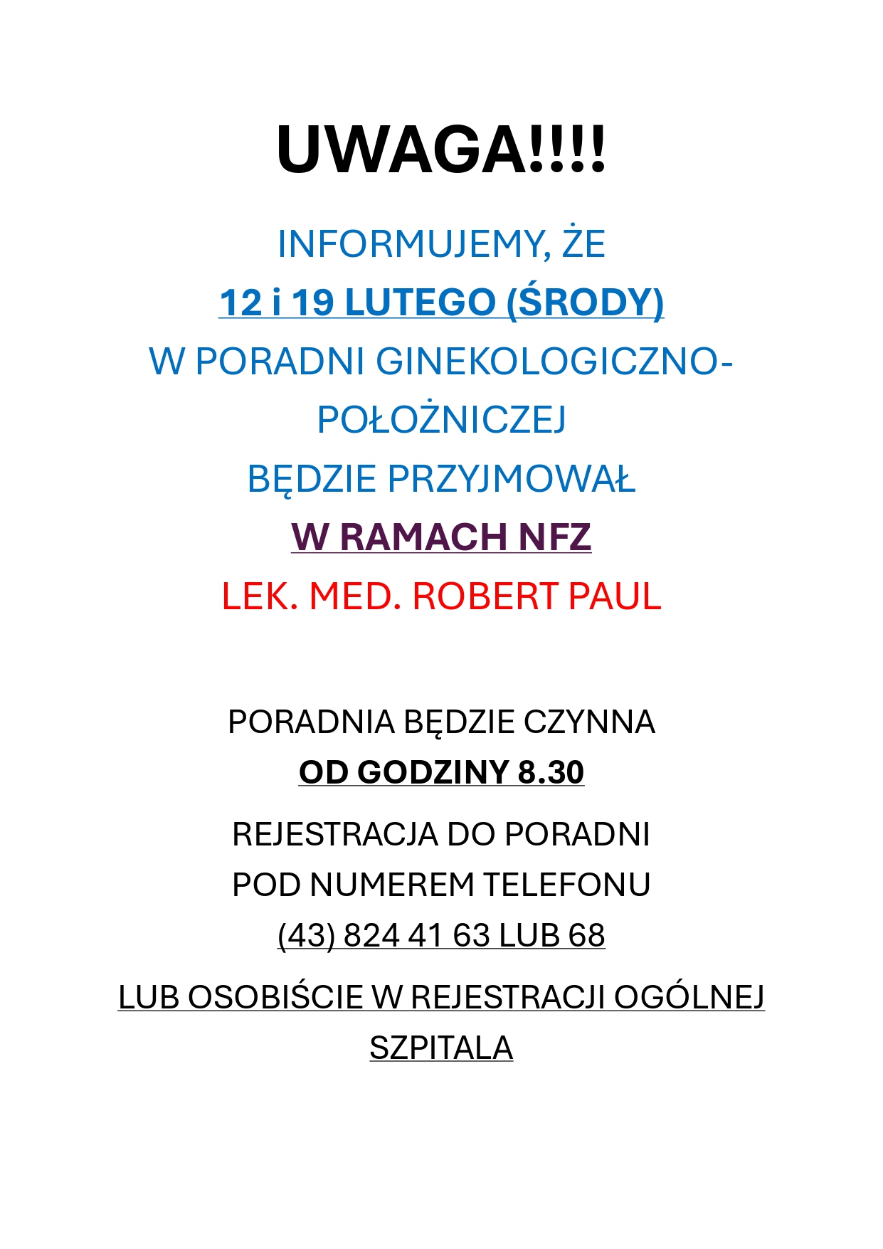 Badania na NFZ