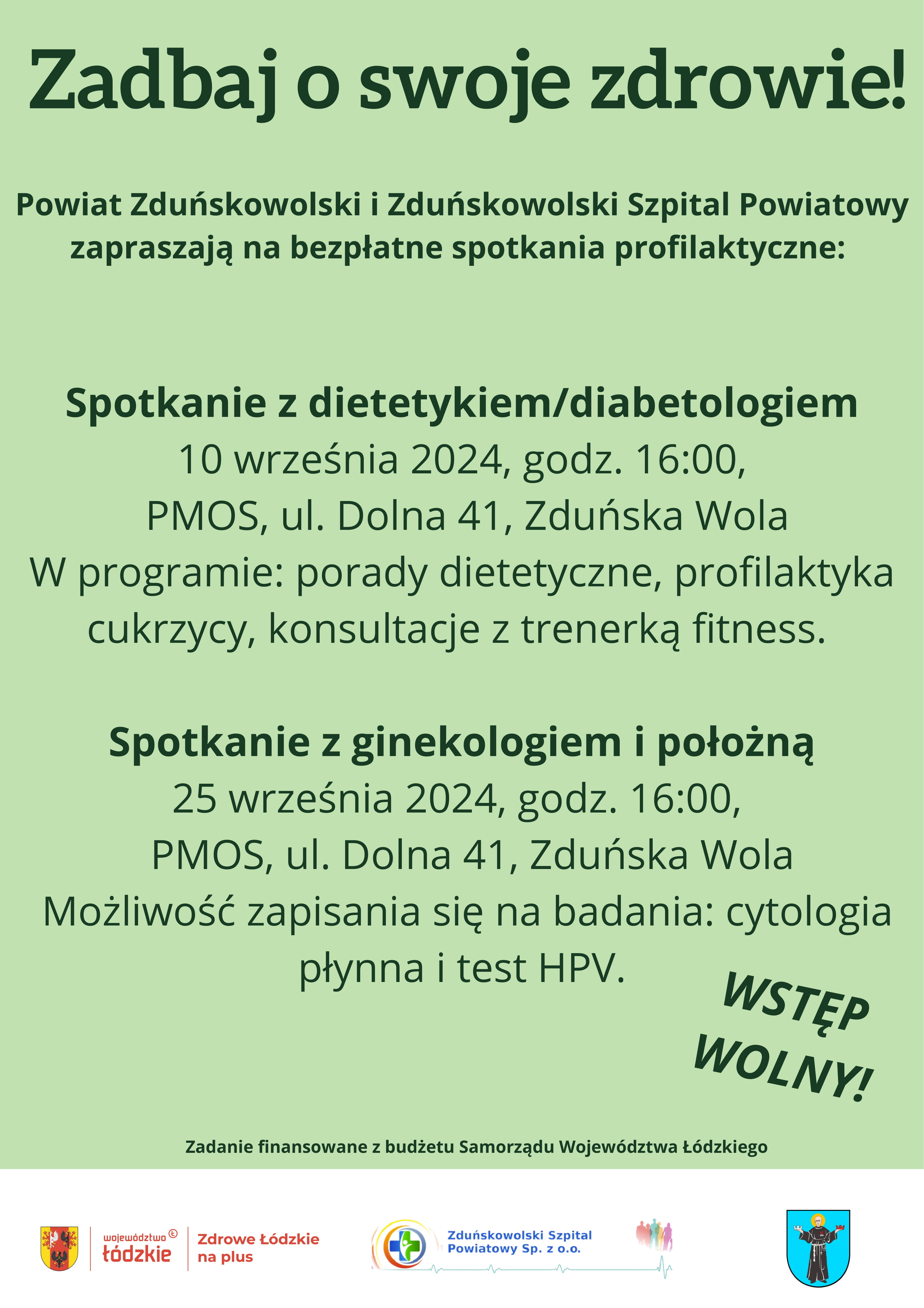 Zadbaj o swoje zdrowie!
