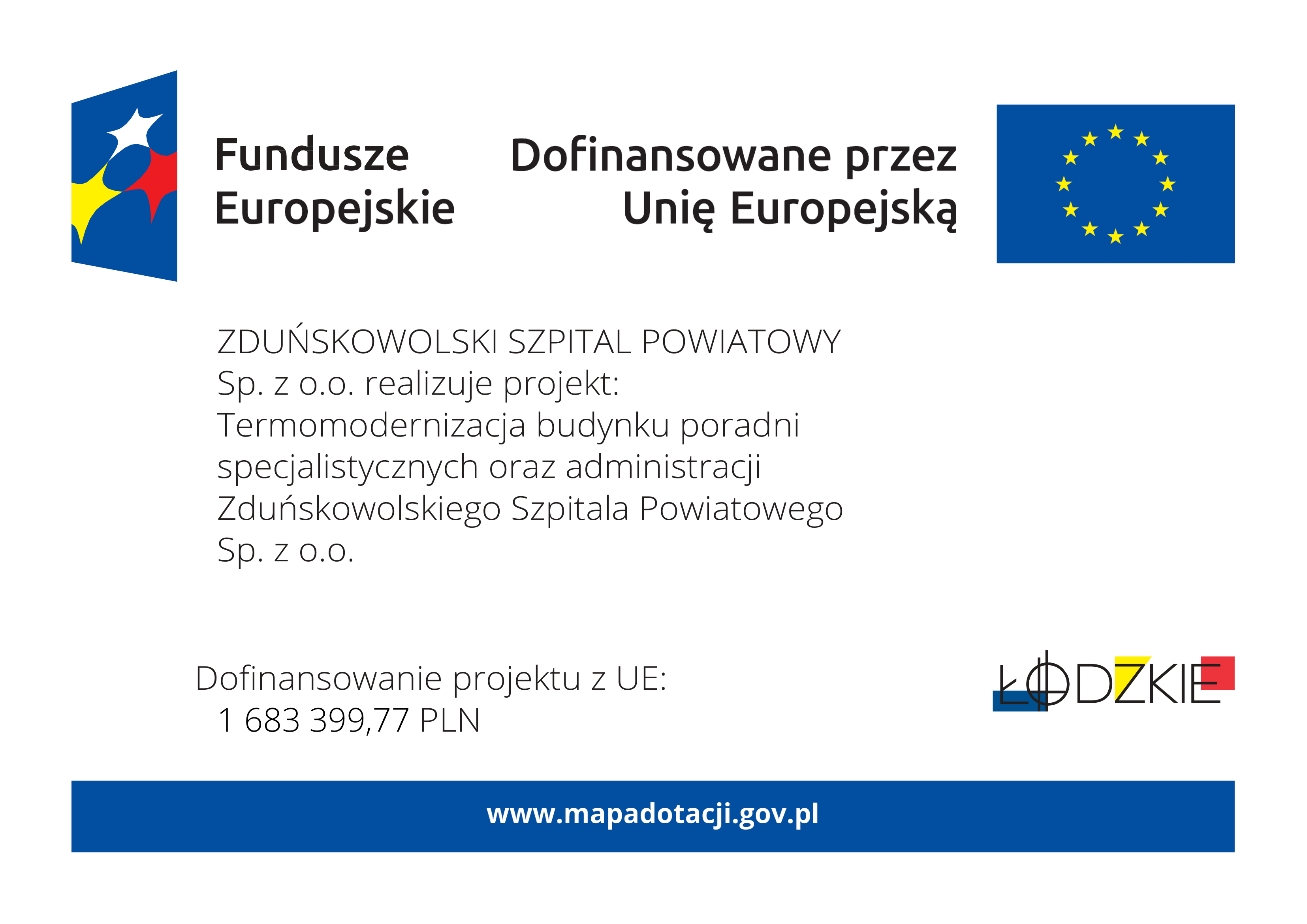 plakat fundusze unii europejskiej na temat realizacji projektu